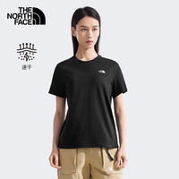 THE NORTH FACE 北面 速干T恤户外运动女吸湿快干圆领短袖棉感速干衣