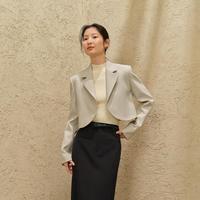 休闲修身女式西装