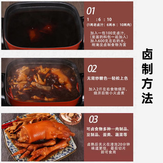 外婆卤老卤汁潮汕卤料包卤水料包卤肉卤鸡鸭卤蛋卤水素菜卤猪蹄卤水汁 香辣100g*1袋（送2袋干碟）