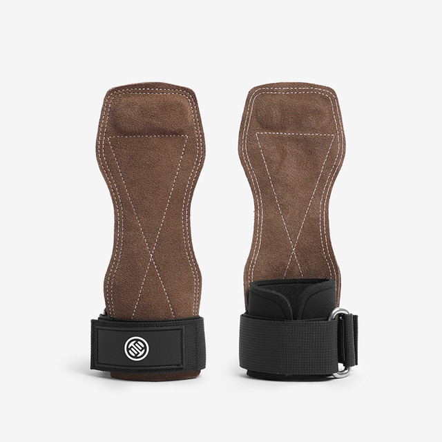 吕小军 LUXIAOJUN 牛皮护掌硬拉拉力助力带健身手套 LU12C1C