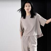 短袖短裤可外穿家居服套装亲肤透气薄款睡衣女