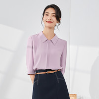 曼贝雪纺衬衫女短袖2024夏季法式高级感上衣气质时尚小衫衬衣