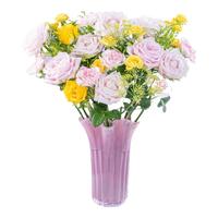 花点时间（Reflower）香槟红白玫瑰花鲜花云南基地源头直发多头弗洛伊德卡布奇诺鲜切花 【鲜花盲盒-豪华款】设计师花束