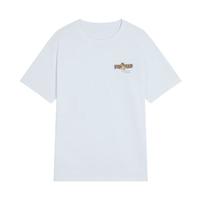 京东京造【凉感印花】男士短袖t恤圆领T恤 白色（龙白色）2XL 白色 （龙白色)
