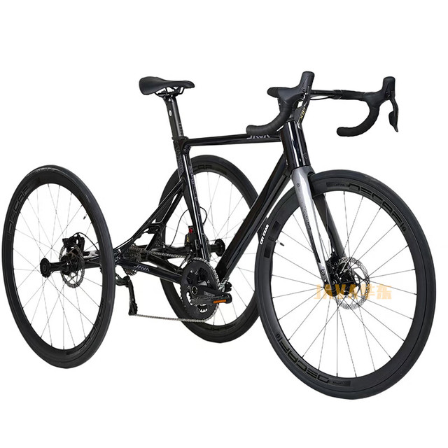 佳沃 三轮车蓝图电变油碟竞速自行车概念自行车带车斗24速 黑色M码车架