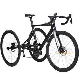 佳沃 三轮车蓝图电变油碟竞速自行车概念自行车带车斗24速 黑色M码车架