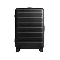 90分 行李箱20英寸可登机大容量密码旅行PC拉杆箱暗夜黑