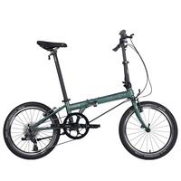 大行（DAHON）折叠自行车20英寸8级变速经典P8单车KBC083  消光灰绿【JD】