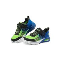 SKECHERS斯凯奇 男童运动鞋 轻盈透气 搭扣低帮 黑色 35码