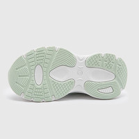 笛莎（DEESHA）童鞋儿童女童鞋子2025夏季女宝轻便舒适运动软底老爹鞋 烟绿色 29