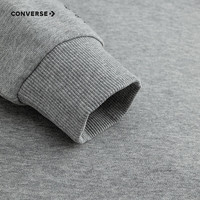 Converse匡威童装男童卫衣2025秋季赛车印花复古学院风潮流上衣打底衫 岩岭灰 110 /52 【身高98-104cm】