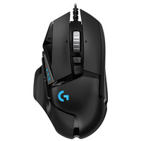 罗技 logitech G502 Hero 有线鼠标 16000DPI RGB 黑色