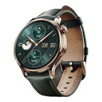 HONOR 荣耀手表4 Pro eSIM智能手表 1.5英寸 墨绿色真皮表带（北斗，GPS，血氧）