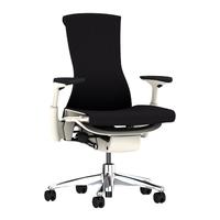 赫曼米勒 HERMAN MILLER）Embody电脑椅 人体工学椅 办公椅 座椅 Balance织物 纯黑色