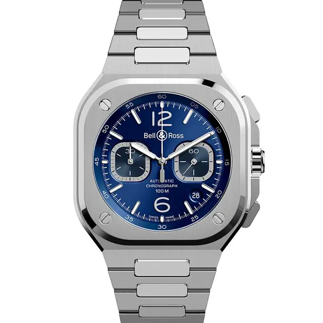 BELL & ROSS 柏莱士 BR 05系列 42毫米自动上链腕表 BR05C-BU-ST/SST