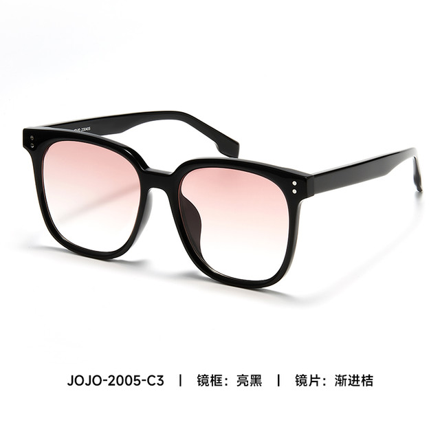 NATURALLY JOJO 2005 多边形太阳镜 防UVB防UVA遮阳 男女通用