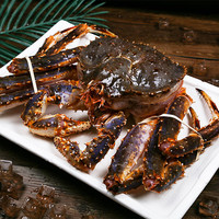 鲟食 帝王蟹俄罗斯大螃蟹生鲜 超大皇帝蟹鲜活冷冻海鲜 3.5-3.9斤帝王蟹