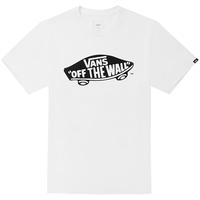 VANS范斯官方 男女情侣短袖T恤夏季滑板LOGO经典款白黑出游好物