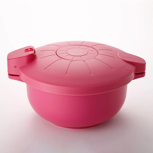 MEYER 美亚 47357 微波炉压力锅 塑料 18cm 玫红色