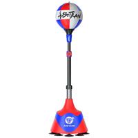 爱倍健拳击训练器速度球家用成人儿童立式沙袋击打回弹躲闪球解压反应靶 【蓝色皇冠】弹簧款 /拳击速度球