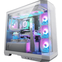 微星刀锋300R 200L龙菱2 M100L海景房碉堡ATX中塔侧透游戏机箱360冷排位M501L龙菱3办公机箱龙纹盾M301 MAG PANO M100L PZ 白刃