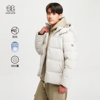 可隆 KOLON SPORTSECO羽绒服男款户外运动防风保暖云朵羽绒夹克