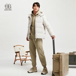 可隆 KOLON SPORTSECO羽绒服男款户外运动防风保暖云朵羽绒夹克