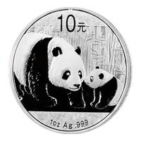 2011年熊猫银币纪念币 1盎司999足银银猫单枚 投资收藏 带熊猫绿盒
