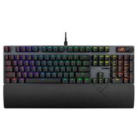 ROG/玩家国度 全键热插拔 机械游戏键盘  NX冰暴灰轴V2 黑色 RGB