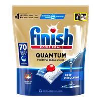 finish 洗碗块洗碗机洗涤剂多效合一洗碗凝珠洗碗球洗碗粉 亮碟量子洗碗凝珠原味70颗