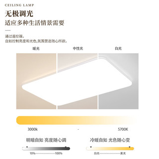  NVC/雷士 全光谱护眼 吸顶灯  自然光（3300K-5000K） 20-30㎡ 120