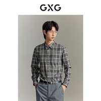 GXG男装 干练免烫长袖衬衫23年夏季新款GE1031028G
