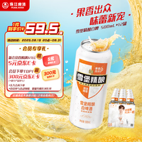 珠江啤酒 雪堡比利时风味白啤酒 500ml*12听