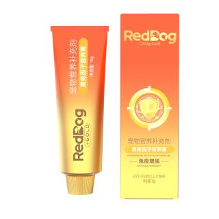 红狗 金标营养膏10g 猫咪营养膏猫营养膏狗狗猫咪牛初乳免疫球蛋白