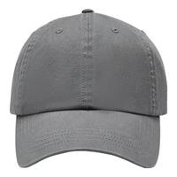 Champion冠军2025春季棒球帽女运动男纯色鸭舌帽遮阳宽帽檐显脸小 灰色 均码