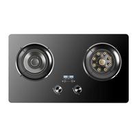  樱花雪 5.2KW大火力 燃气灶+智能定时+纯铜火盖+鸳鸯九腔  天然气