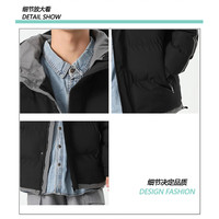 JEEP SPIRIT吉普连帽棉衣男秋冬季新款男士棉服加厚保暖外套户外防风上衣服