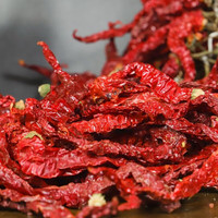 可钦 甘肃天水甘谷干辣椒整根线椒红油辣子干货调料羊角椒辣椒条 500g 100g