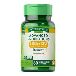 nature's truth 16种活性肠道益生菌胶囊益生菌粉大人调理儿童肠胃女性消化美国