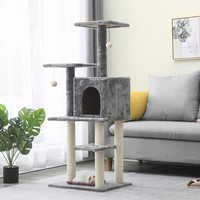 熊猫兔 PANDA BUNNY 猫爬架豪华款 耐磨耐抓中大型剑麻猫爬柱爬爬架玩具