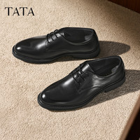 他她(TATA)2025秋商场同款时尚厚底男皮鞋新款210A6CM5