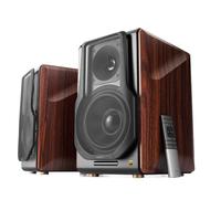 EDIFIER 漫步者 S3000 2.0声道 居家 HiFi音箱 棕色
