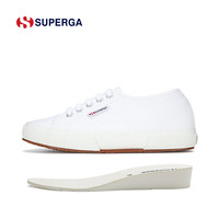 SUPERGA 小白鞋 女 内增高帆布鞋 17S003J70