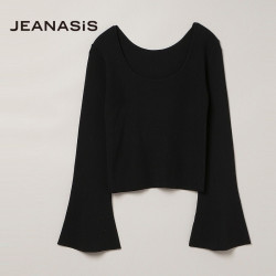 JEANASiS 针织衫女2025春秋时尚内搭修身简约长袖上衣109050