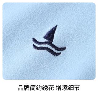 纳维凯尔 亲肤柔软 灰蓝 120 男童长袖T恤