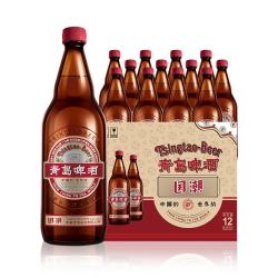 青岛啤酒 百年国潮啤酒  815ml*12瓶 整箱装