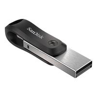 SanDisk 闪迪 欢欣i享系列 SDIX60N USB3.0 U盘 银黑色 128GB USB/苹果lightning接口