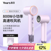 永日 吹风机 高速无刷轻音大风力速干电吹风 薰衣草淡紫 55m/s风速