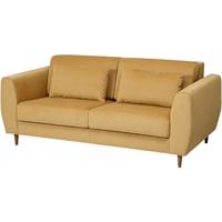 宜家（IKEA）SLATORP思拉托三人沙发转角带贵妃椅客厅接待 黄褐色双人