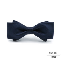 T＆Twenties 男士真丝新郎领结男结婚伴郎婚礼蓝色婚庆红色英伦西装蝴蝶结黑色
